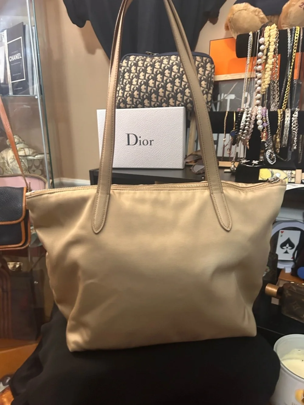 Coach Nylon Tote Bag with Silver Hardware. *Original Hang Tag missing - Picture 7 of 11